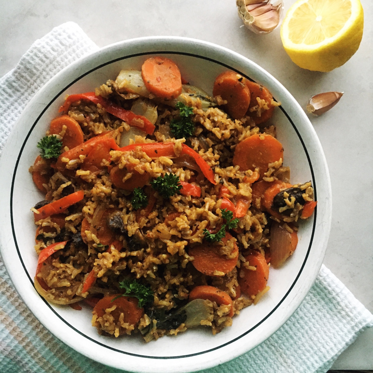Coconut Curried Vegetable Rice